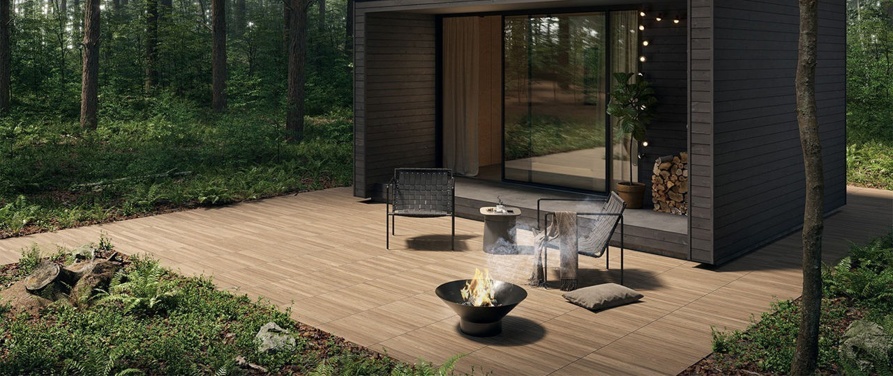 Gresie si faianta portelanata Wood Deck koraTER R11 18mm