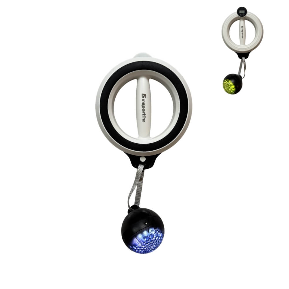 Dispozitiv de antrenament pt brate inSPORTline Griphoop 30685-1 black-white (13456)