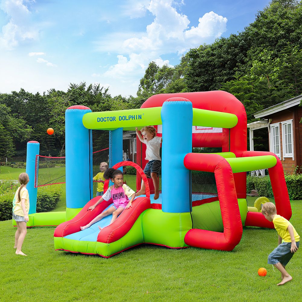 Castel gonflabil (max. 90 kg) Doctor Dolphin Tennis & Soccer inSPORTline IN72013