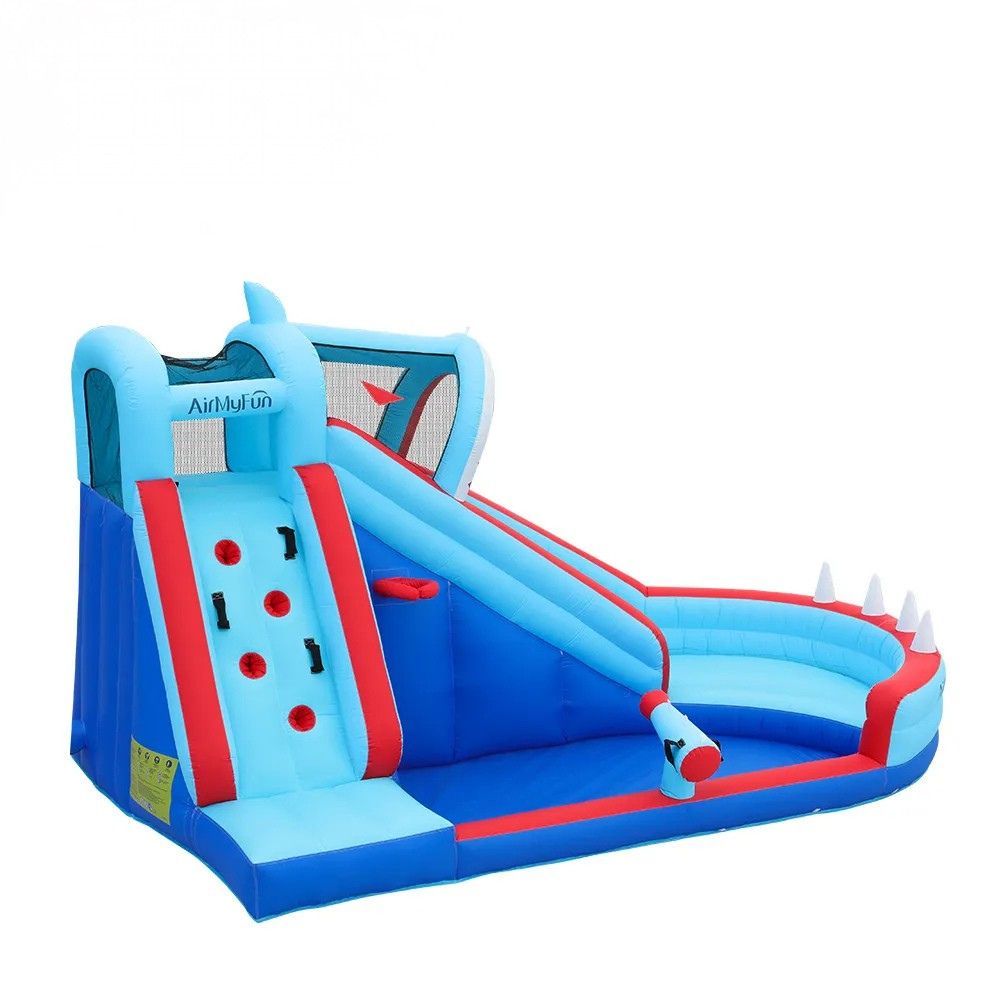 Castel gonflabil (max. 135 kg) AirMyFun Shark inSPORTline IN83046