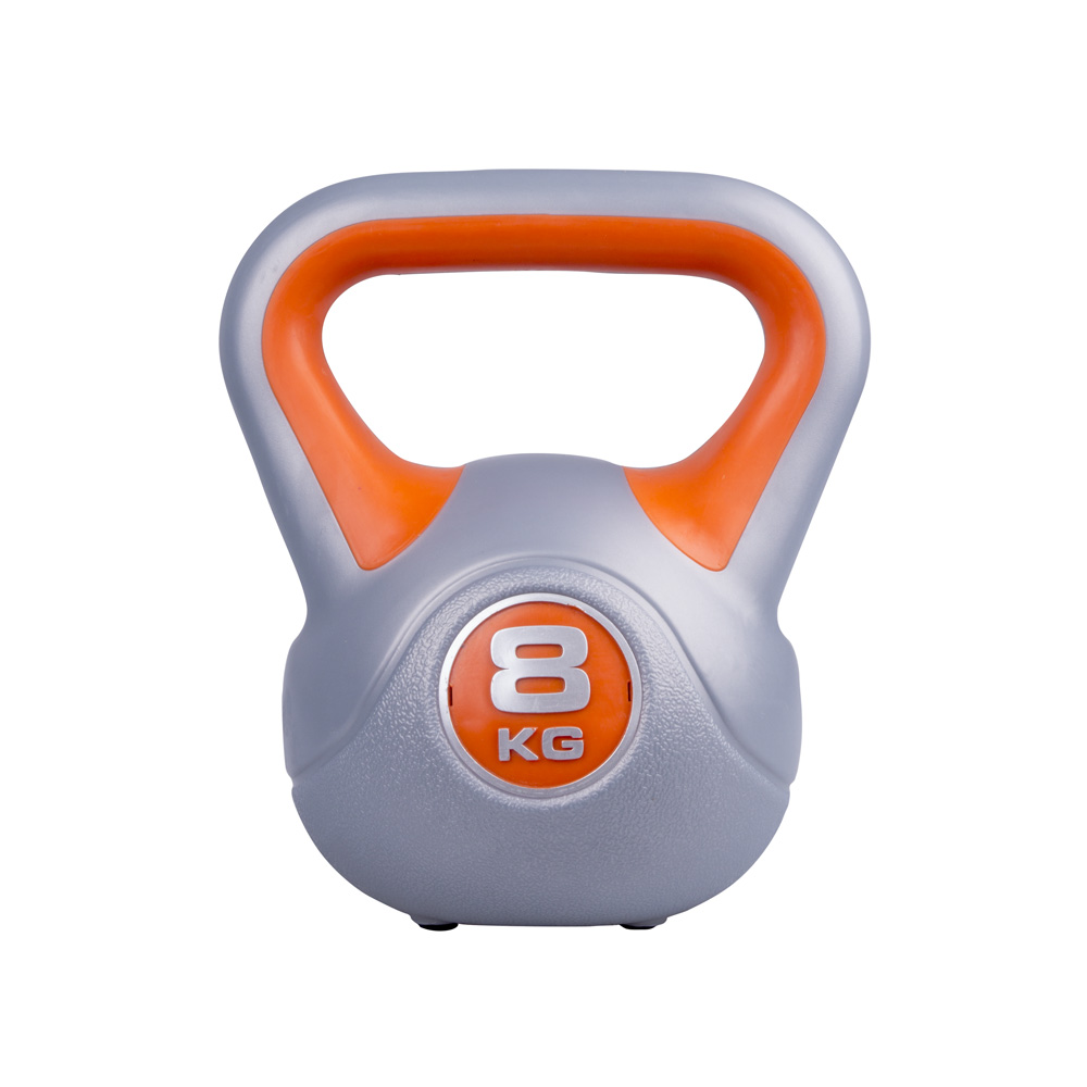 Gantera 8 kg (ciment/PVC) inSPORTline Vin-Bell IN1949 orange/grey