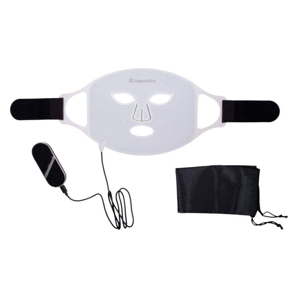 Masca cu lumina LED reincarcabila din silicon inSPORTline Santorina 28768 (13558)