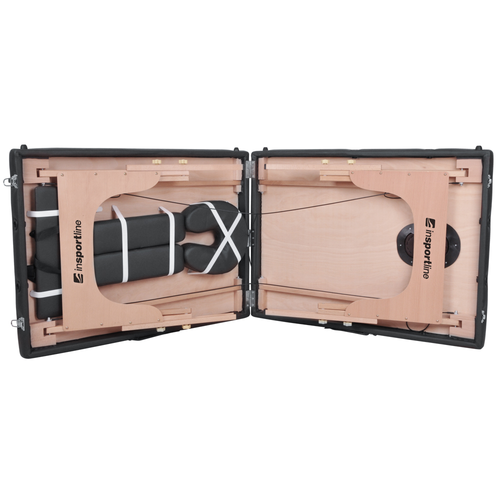 Массажный стол деревянный (макс. 250 кг) inSPORTline Orashi IN30700-2 cream