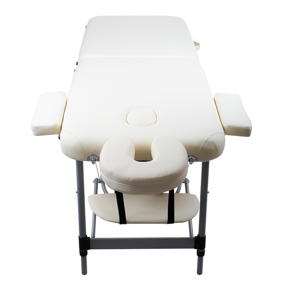 Массажный стол алюминиевый (макс. 250 кг) inSPORTline Morrani IN30702-2 cream