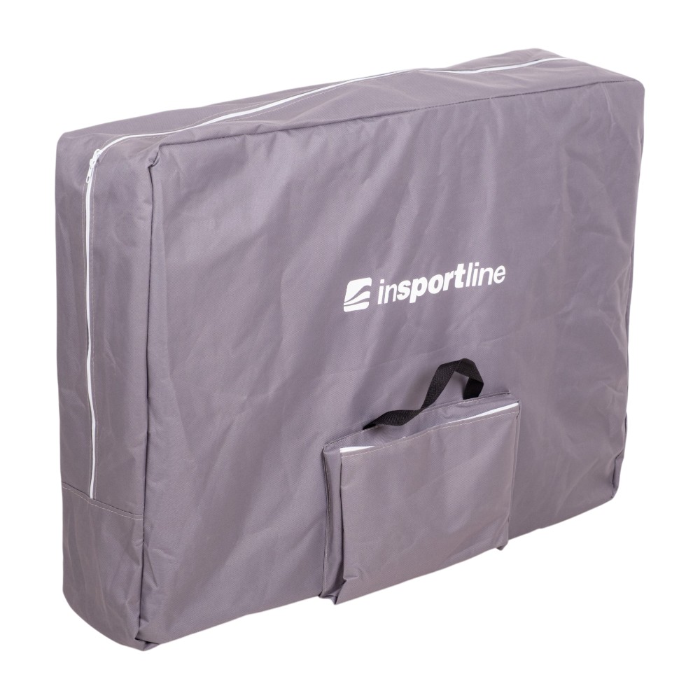 Массажный стол алюминиевый (макс. 250 кг) inSPORTline Kiyora IN30704-1 white grey