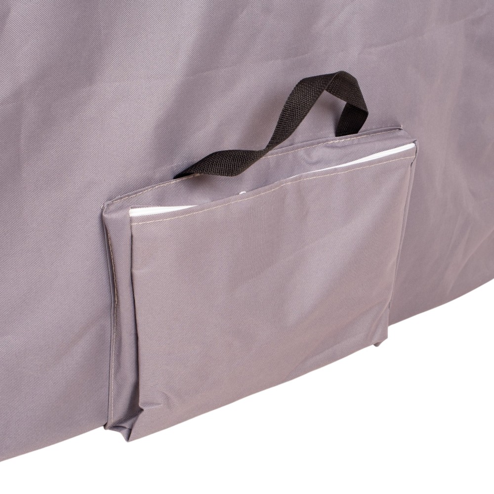 Массажный стол алюминиевый (макс. 250 кг) inSPORTline Kiyora IN30704-1 white grey