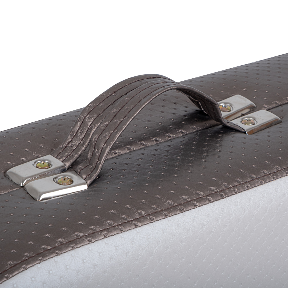 Массажный стол алюминиевый (макс. 250 кг) inSPORTline Kiyora IN30704-1 white grey