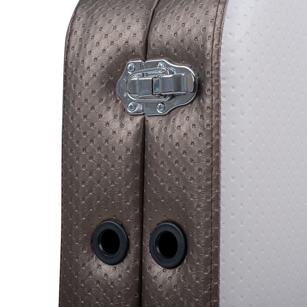 Массажный стол алюминиевый (макс. 250 кг) inSPORTline Kiyora IN30704-1 white grey