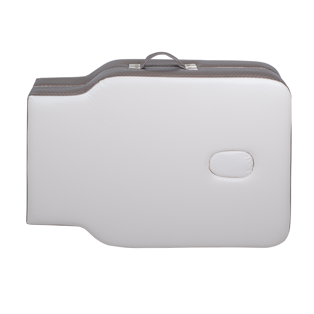 Массажный стол алюминиевый (макс. 250 кг) inSPORTline Kiyora IN30704-1 white grey