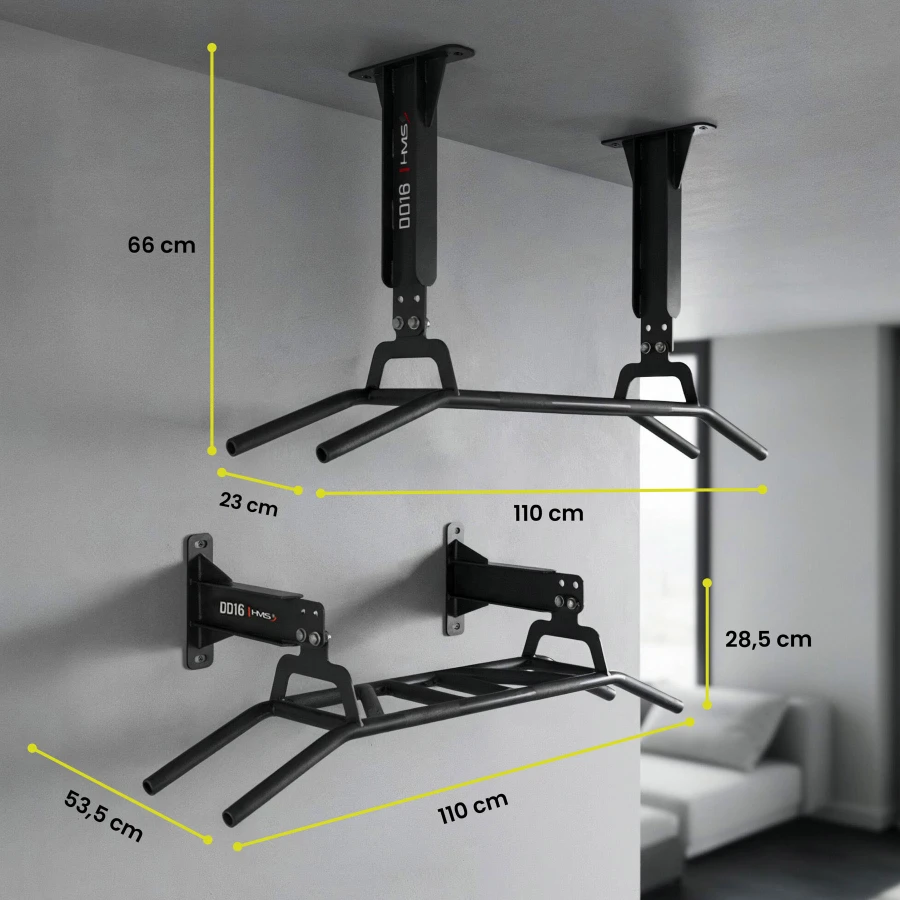 Bara tractiuni perete / tavan (max. 180 kg) HMS DD16 17-45-026 (13621)