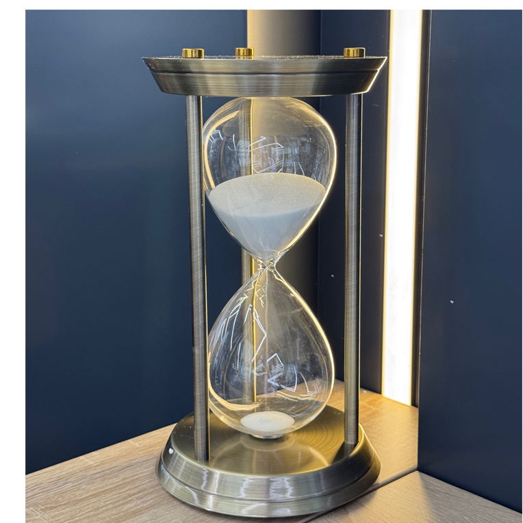 Песочные часы на 60 минут, металлические 255-924 (13177)