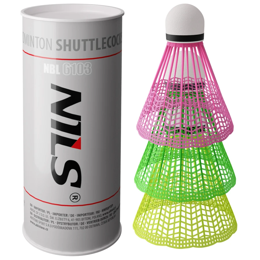 Воланчики для бадминтона (3 шт.) Nils NBL6103 14-30-110 (13637)