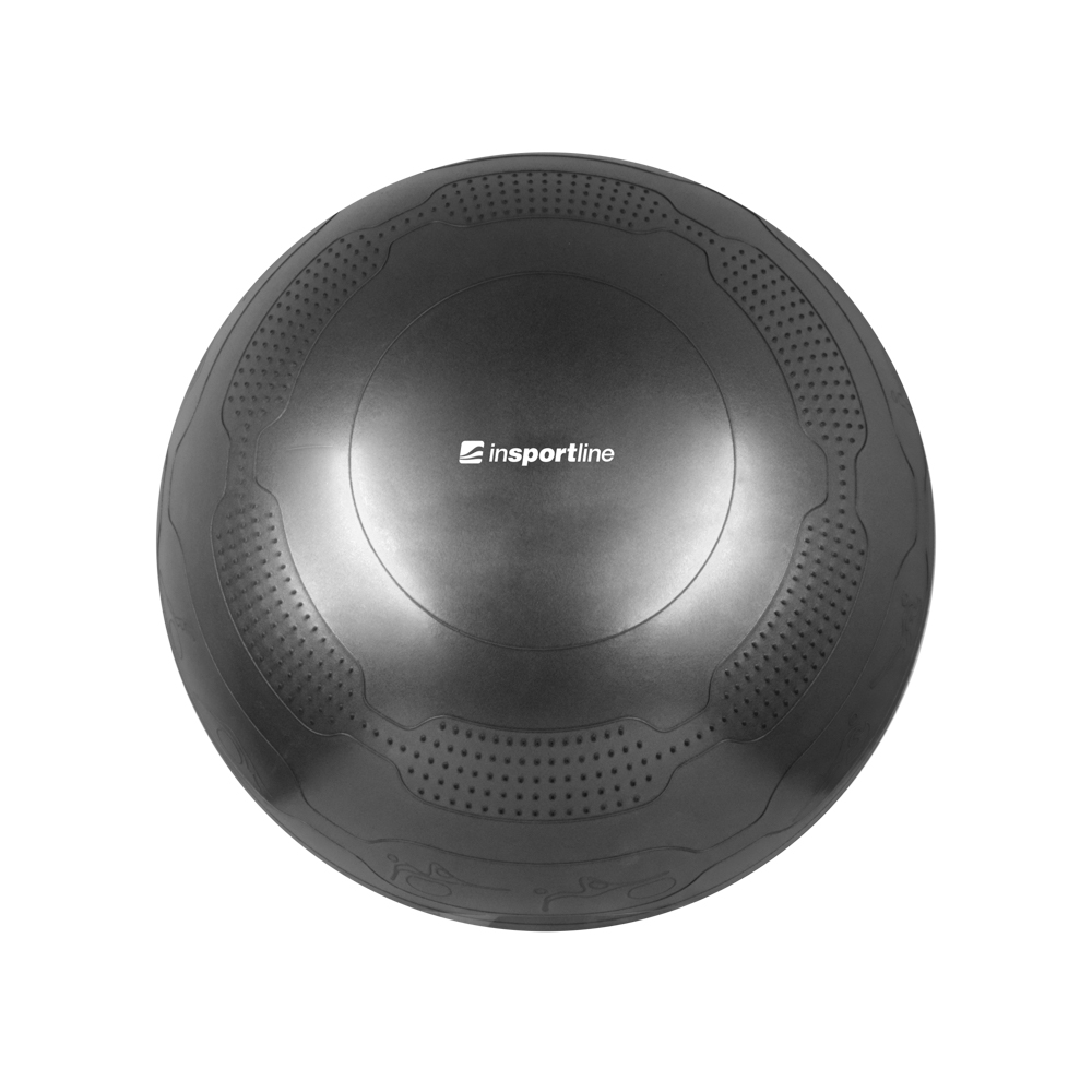 Minge gimnastica cu pompa (max. 200 kg) d=55 cm inSPORTline Stretch Ball 29176-1 black (13784)