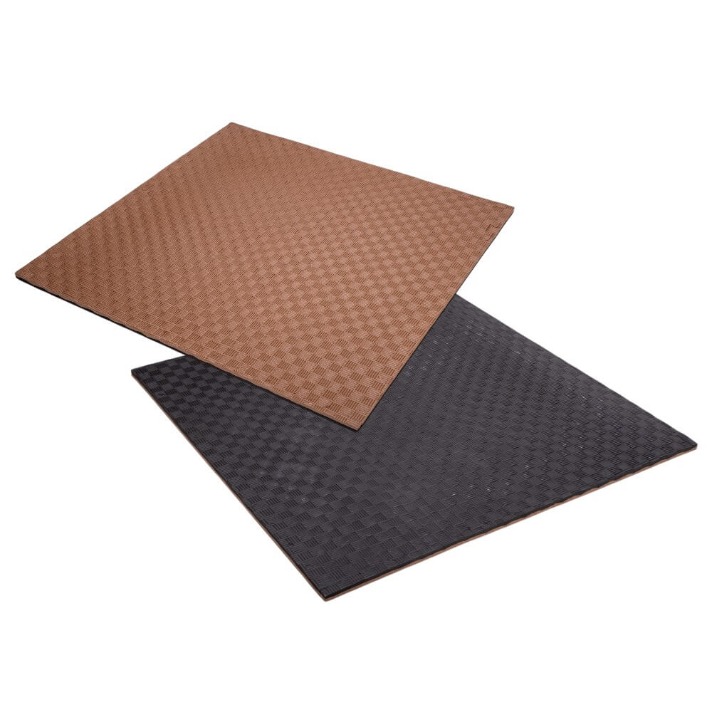 Татами мат Eva Puzzle 1x1 м, 2 см, 80 кг/м3 inSPORTline Sazegul 25874-5 black/brown (14016) 2