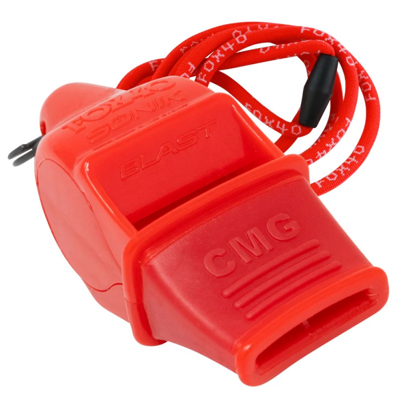 Свисток со шнурком (120 dB) Fox40 Sonik Blast CMG 9203-0108 red (14041)