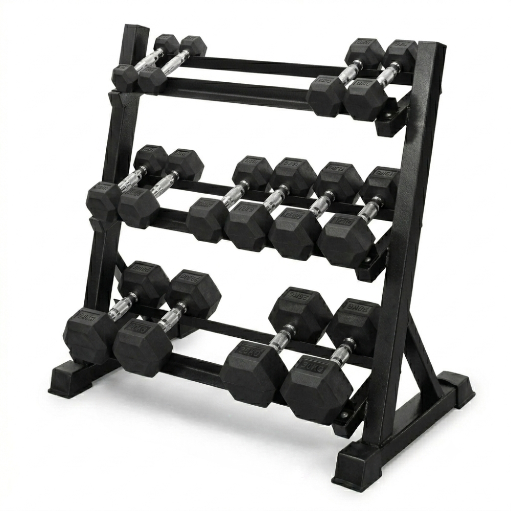 Suport pt gantere pe trei niveluri (max. 300 kg) inSPORTline Ratuantre IN31083 2