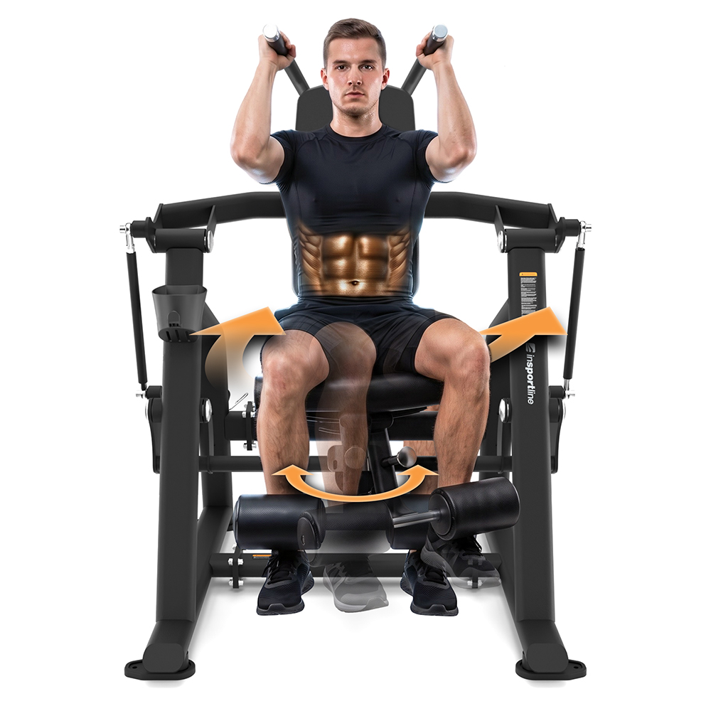 Aparat pt abdomen cu incarcare pe discuri (max. 180 kg) inSPORTline Velocer IN31284 2