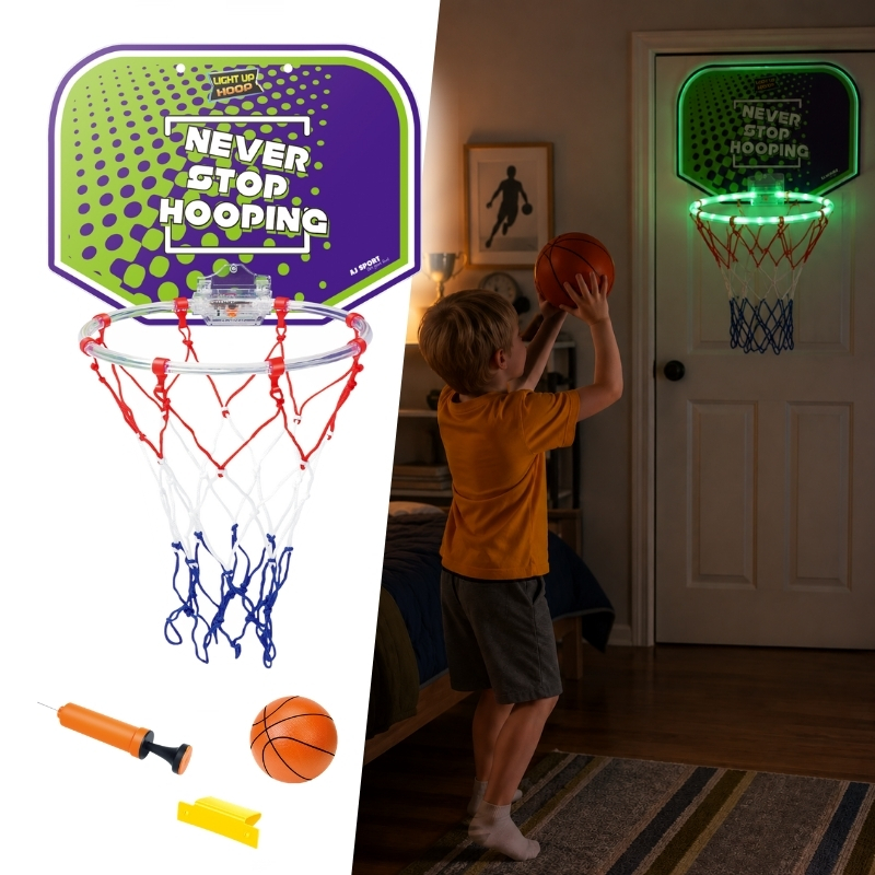 Panou baschet + inel + minge LED inSPORTline LBBS150 31279 (14308)