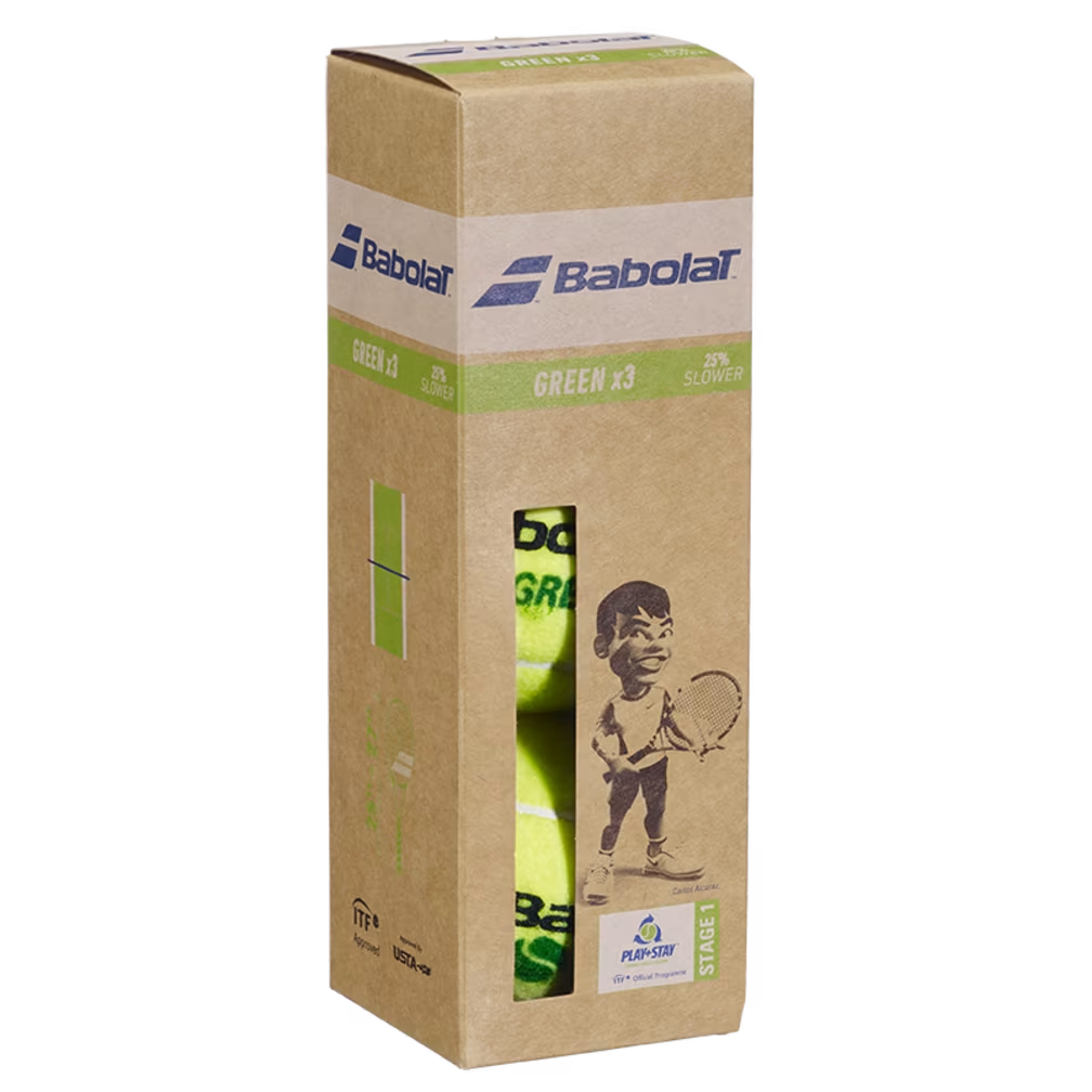 Minge tenis mare (3 buc.) Green 501066 (14345)