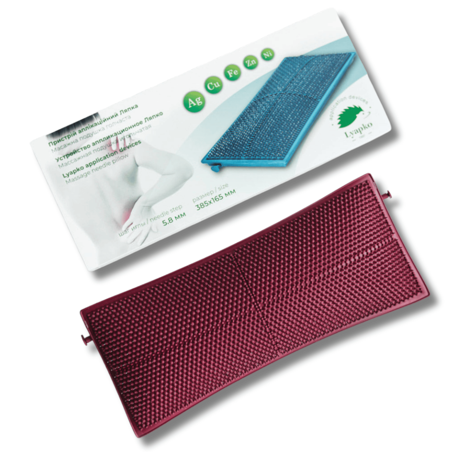 Perna masaj acupunctura Lyapko 385х165 mm 5.8 Ag (5117)