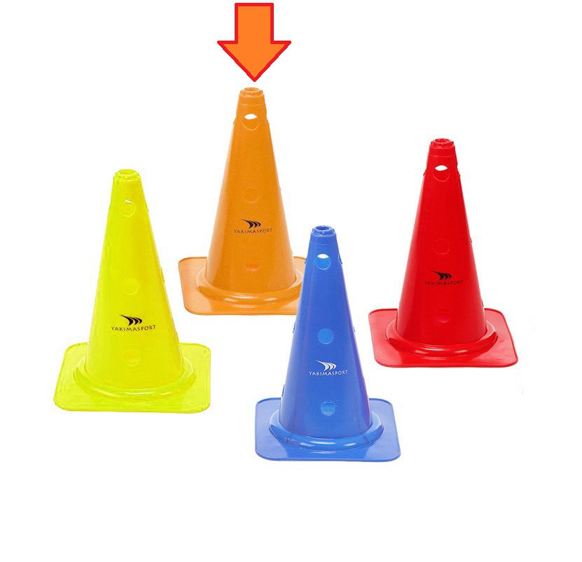 Con cu gaure 38 cm Yakimasport 100607 orange (2383)