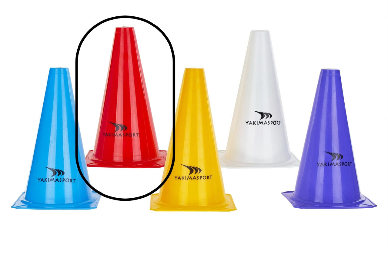 Con h=23 cm Yakimasport 100695 red (9990)