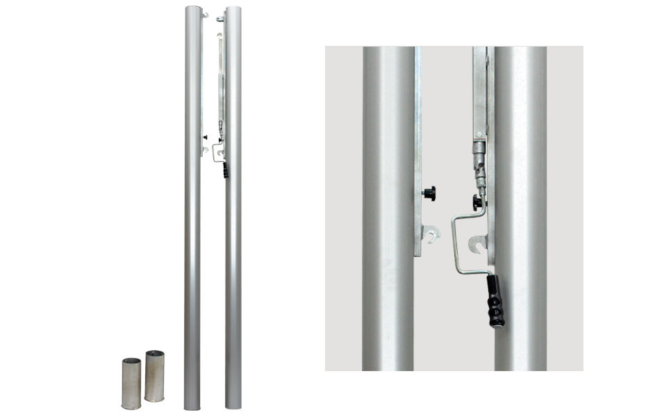 Stilpuri volei din aluminiu cu pahare 855-100 (8691)