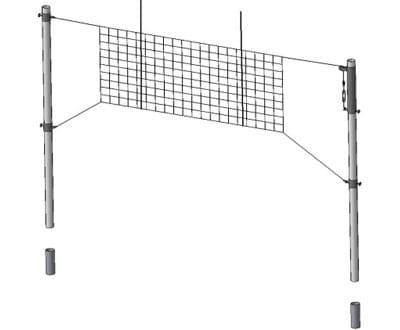 Stilpuri volei din aluminiu cu pahare 855-100 (8691)