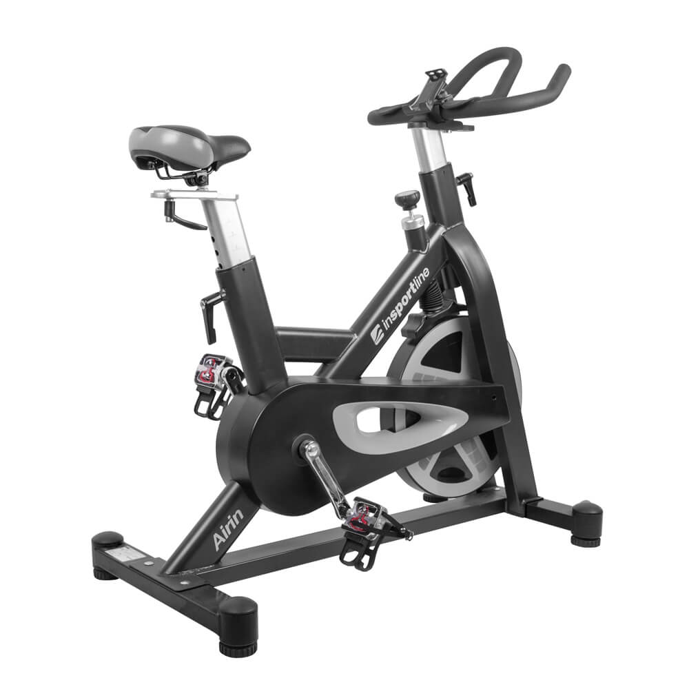 Bicicleta fitness indoor (max. 150 kg) inSPORTline Airin 9360-2 black/silver (7978)