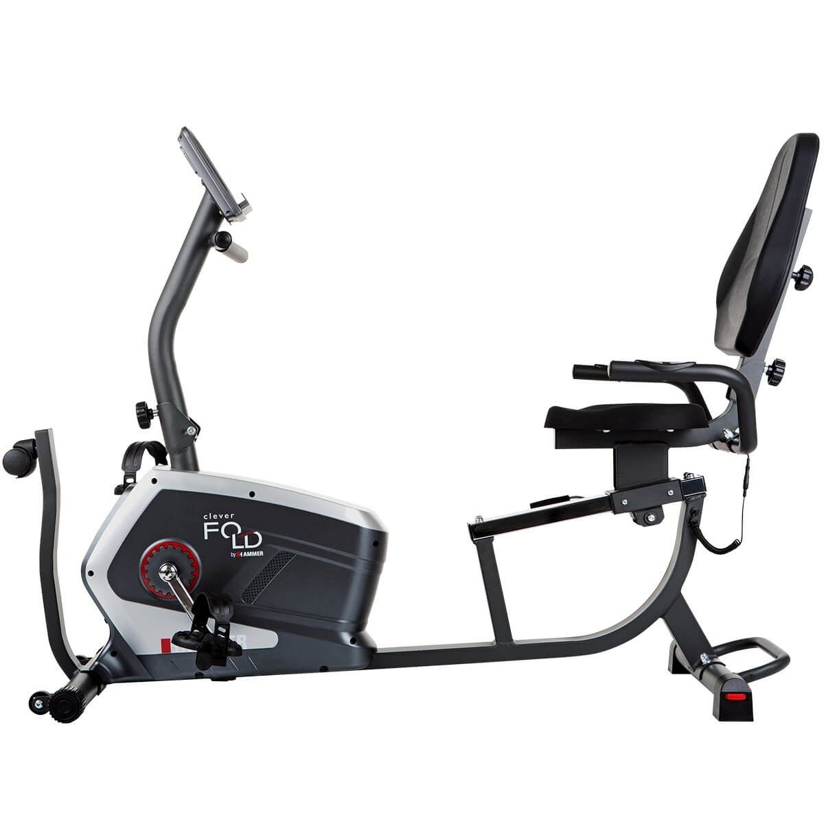 Bicicleta fitness orizontala 4854 Hammer Clever Fold RC5 (4237)