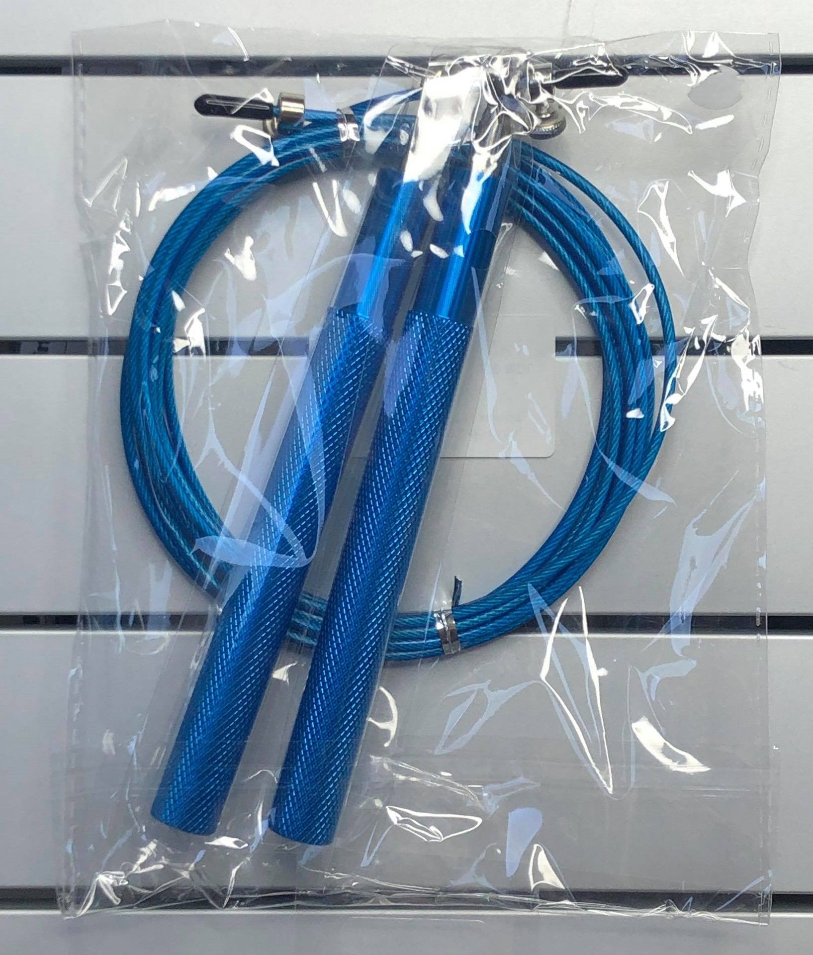 Coarda fitness 2.85 m cu cablu din metal S-1021 Aluminium (4327)