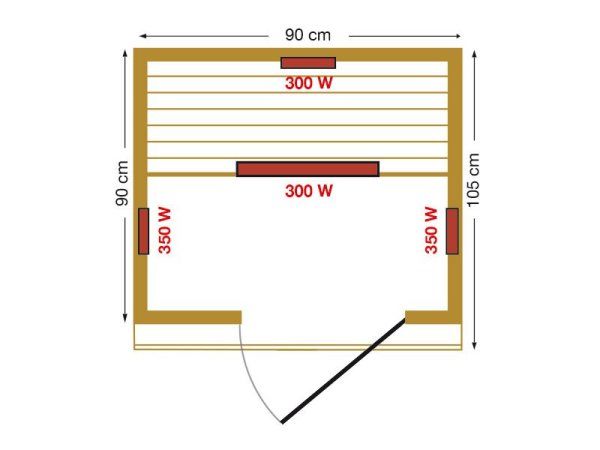 Инфракрасная сауна "Арава" 3EXX0512 (5277)