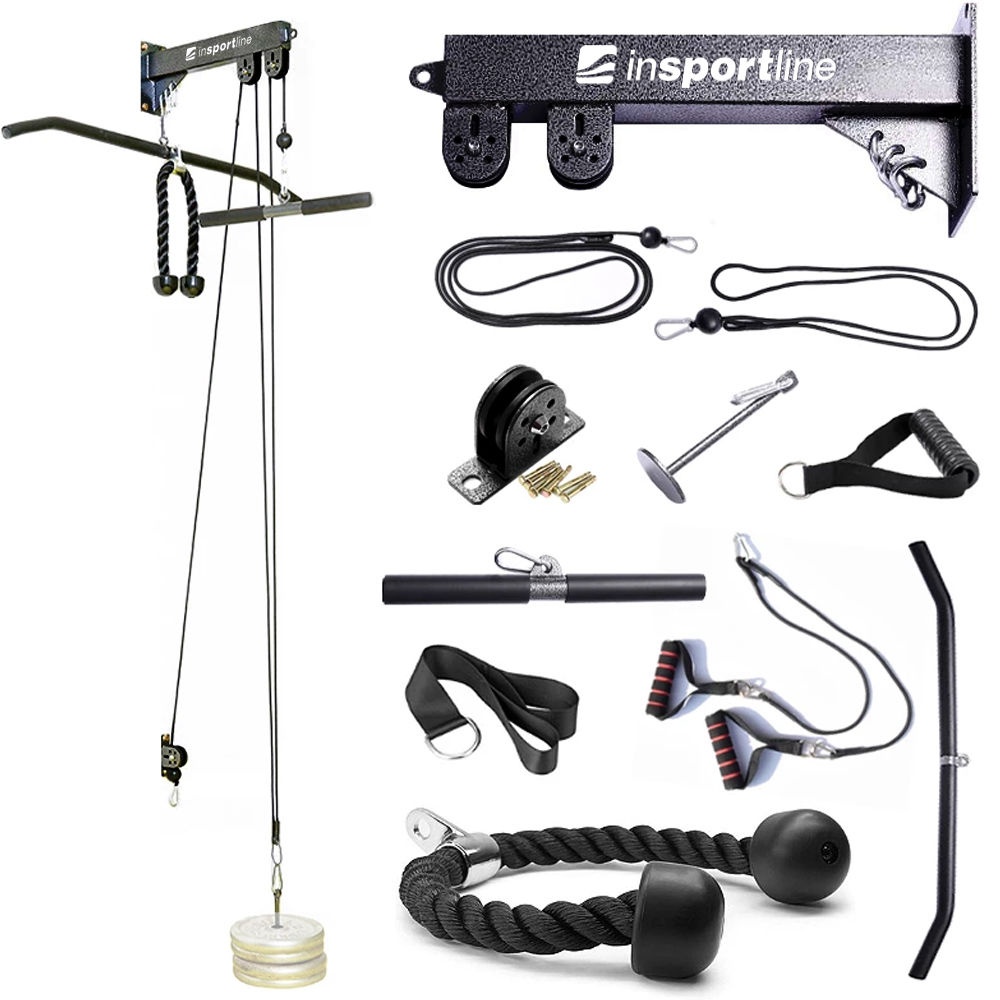 Система подвесных тросовых шкивов (макс. 160 кг) inSPORTline Puley 500 22980 (6434)