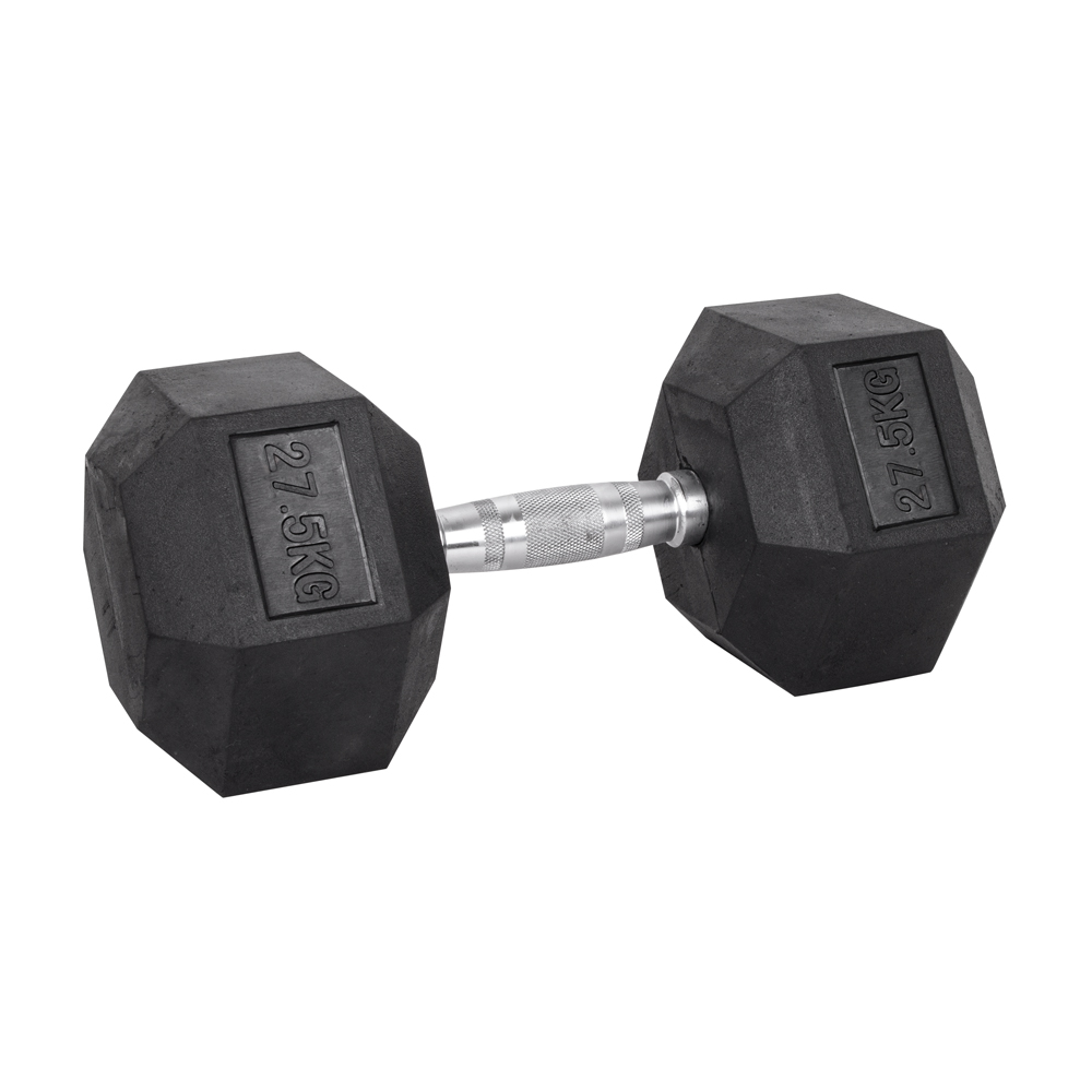 Гантель гексагональная (1 шт.) 27.5 кг inSPORTline Hexsteel 22093 (4952)