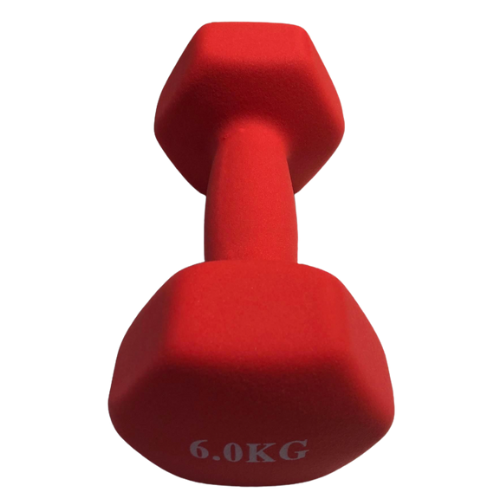 Гантель матовая (1 шт.) 6 кг (4558)