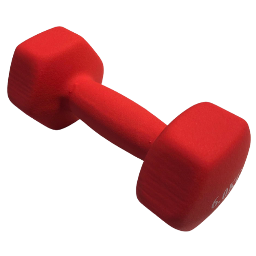 Гантель матовая (1 шт.) 6 кг (4558)