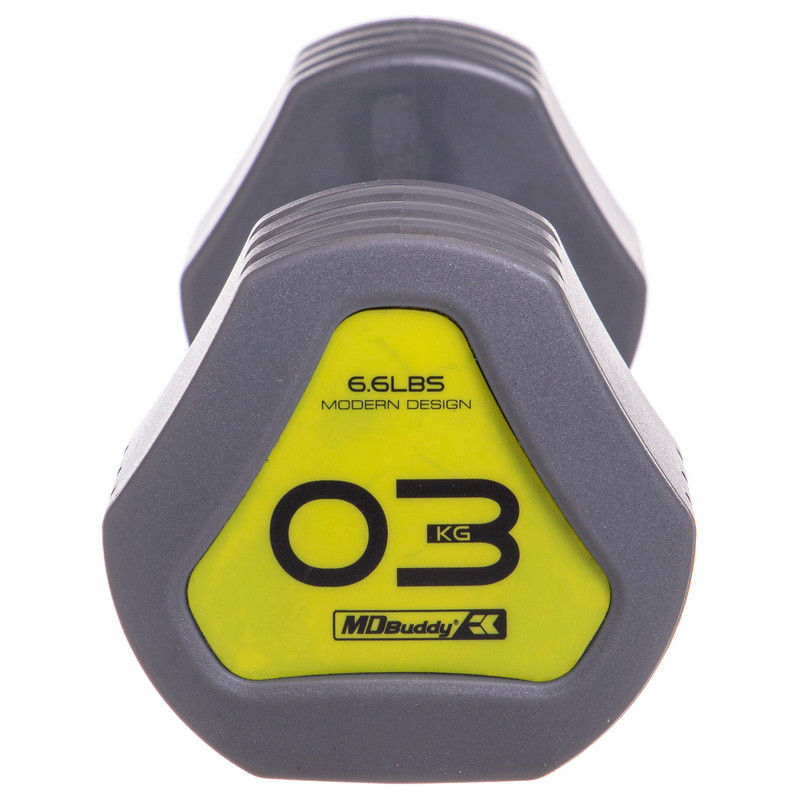 Gantera mat 3 kg (1 buc.) metal, TPU TA-2678-3 (10776)