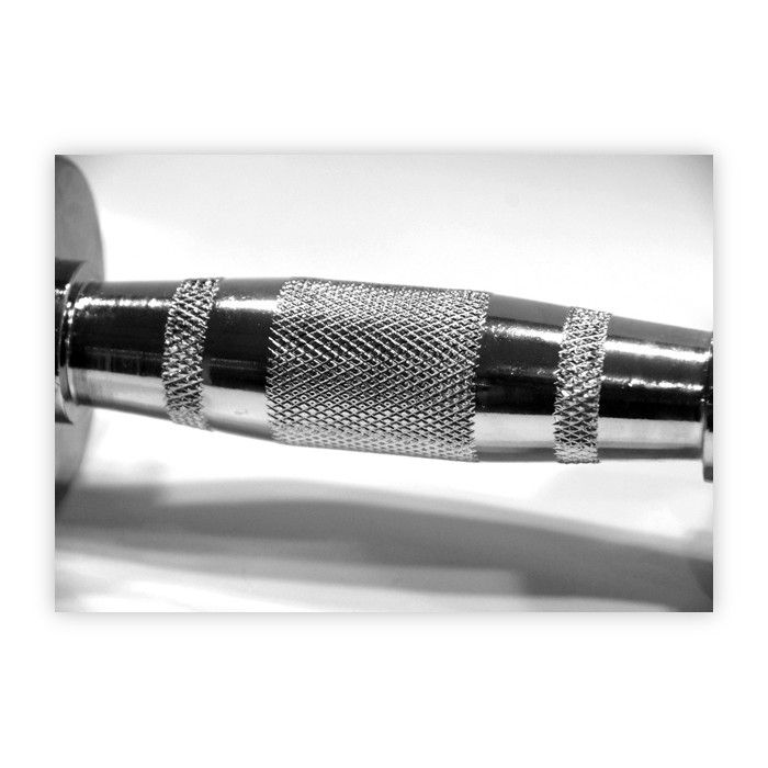 НЕТ В SEVEN Набор хромированных гантелей на 2 стойках (12 пар от 2 до 14 кг) inSPORTline Crossteel IN2137-SADA