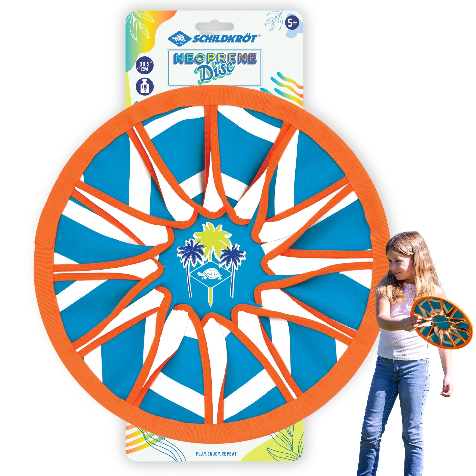 Фрисби d=30 см, 110 г Donic Schildkrot Neoprene Disc 970352 (9062)