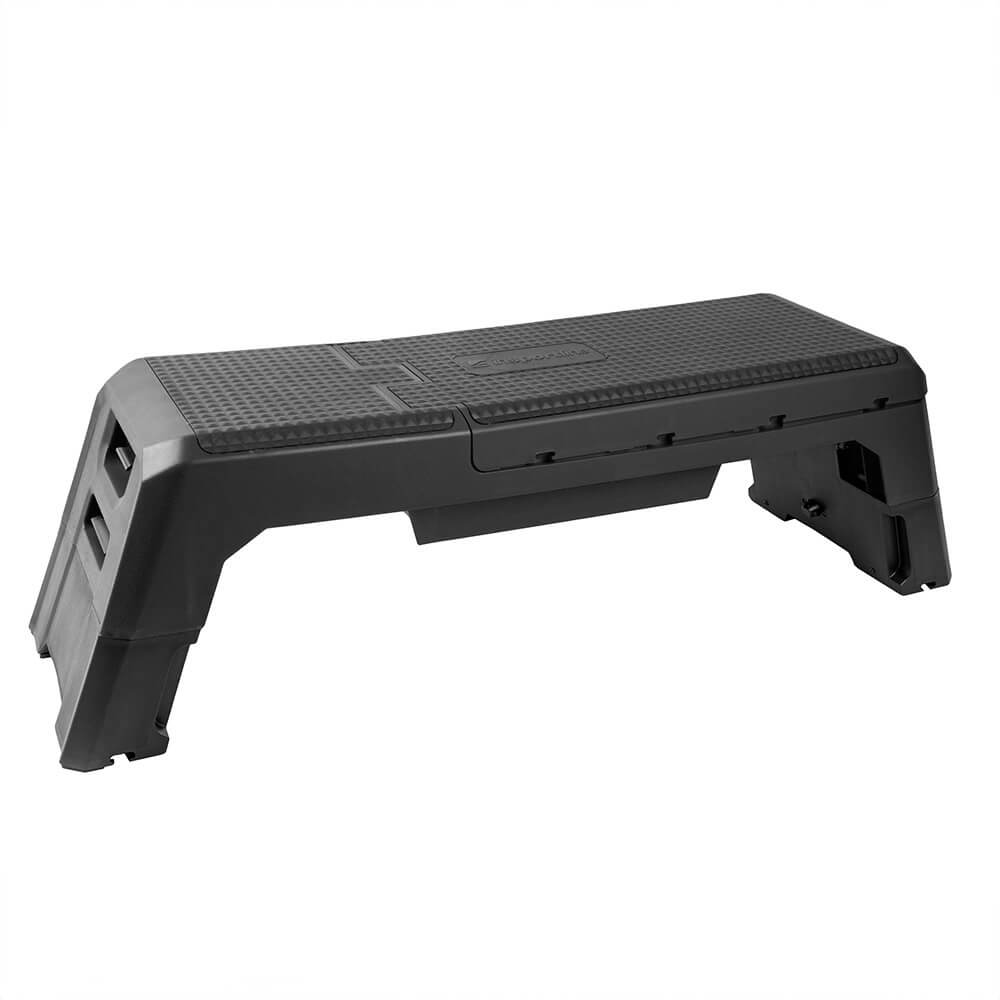 Step aerobic + banca regabila (max. 150 kg) inSPORTline AeroBench 25787-2 black (10221)