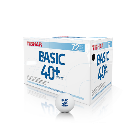 Мяч для настольного тенниса Tibhar Basic 40+ SYNNT NG (863)
