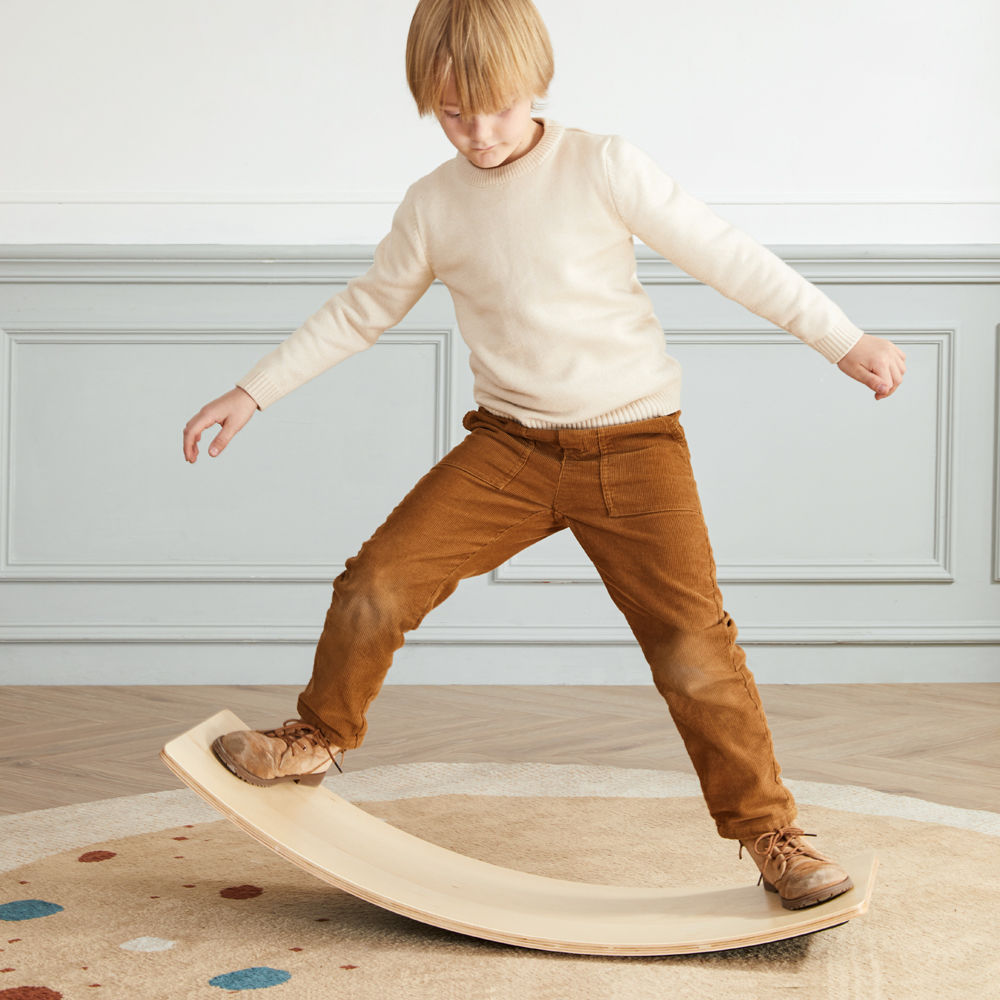 Bord balans / cordinatie din lemn (max. 200 kg) inSPORTline Inflexo 22309 (11531)