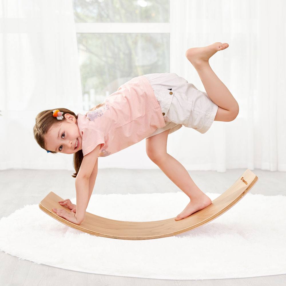 Bord balans / cordinatie din lemn (max. 200 kg) inSPORTline Inflexo 22309 (11531)