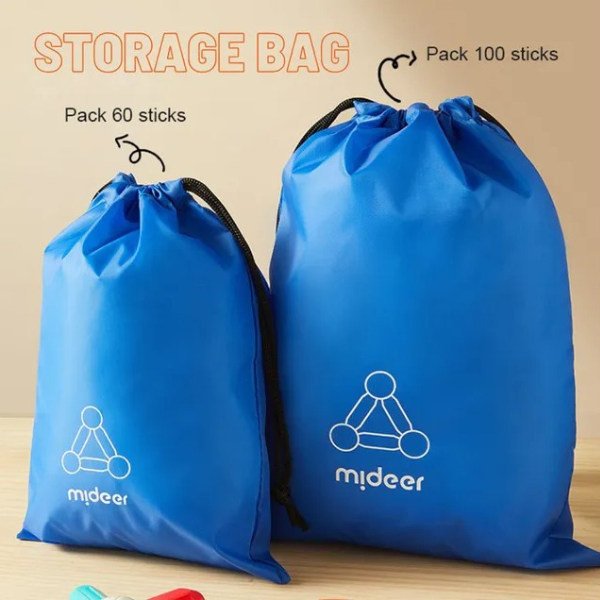 Магнитный конструктор "Радужные цилиндры" (100 шт.) 1170 (10483)