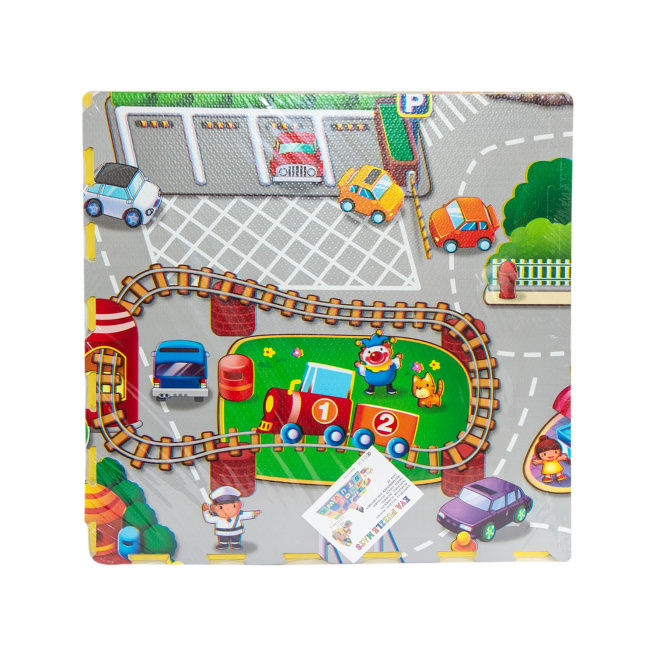 Covoras-puzzle "Autostrada", 61x61 cm 127661 (11238)