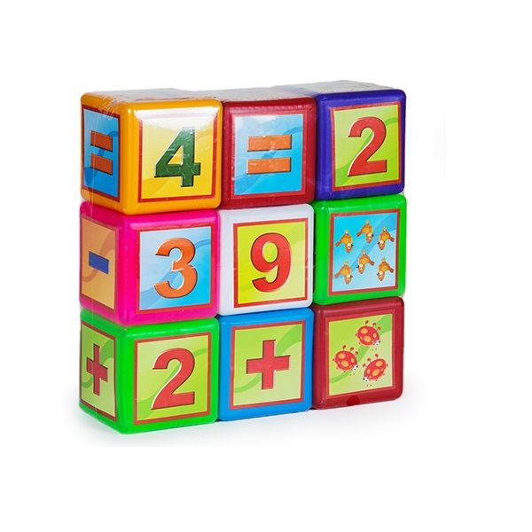 Cuburi cu cifre (9 buc.) 24х24х8.5 cm 52981(9243)