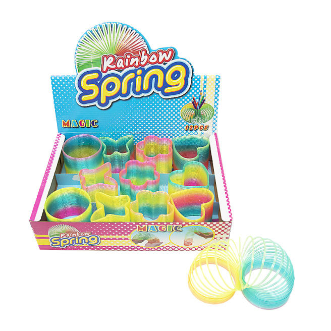 Пружинка "Радуга" с блестками 612071 (11169)