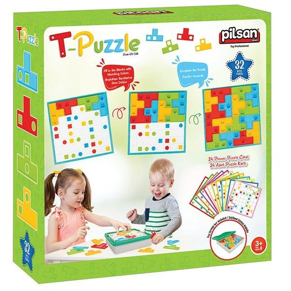 Joc de masa "T-Puzzles" (32 buc.) 03518 (8504)