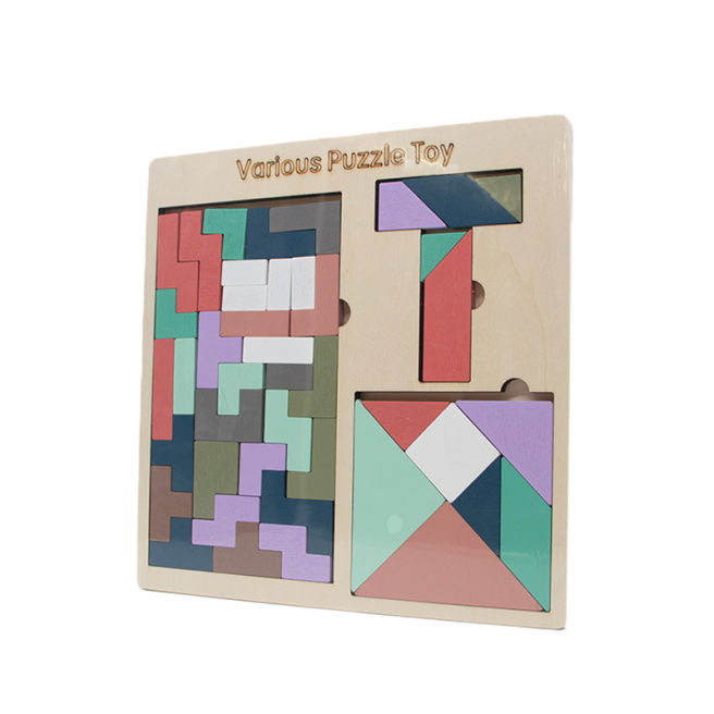 Joc din lemn "Multi Tangram" 188116 (9830)