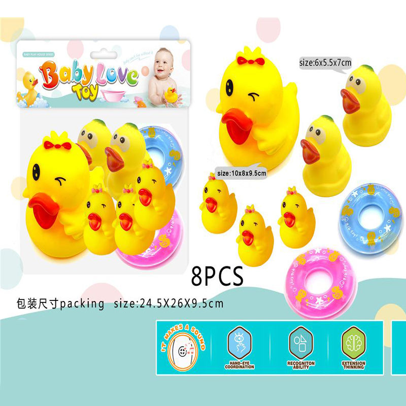 Jucarie "Rata pt baie" (8 buc.) 858798 (9710)